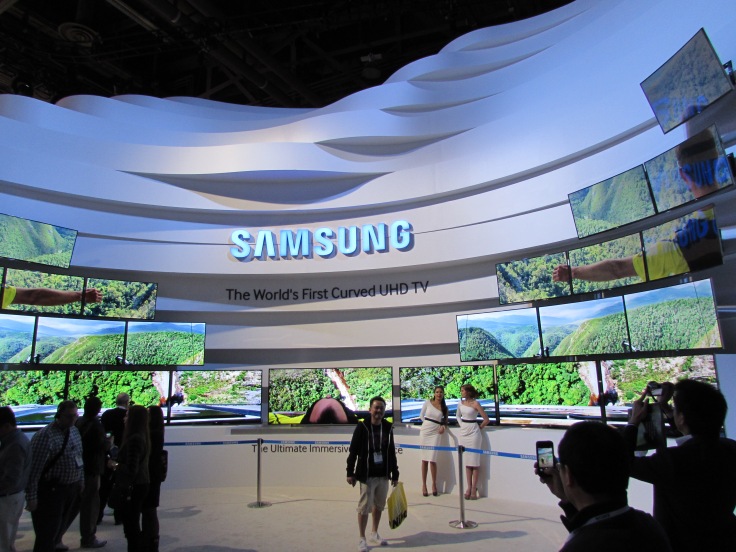 Samsung booths always go all out!